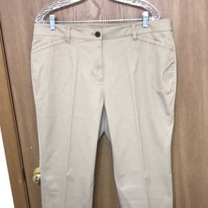 Talbots Straight Leg Chino Size 14W